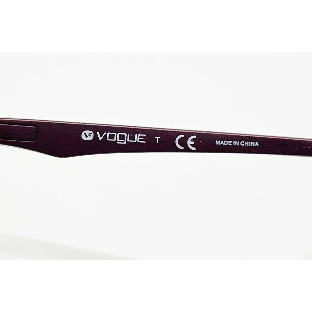 Vogue Eyeglasses Womens Purple Silver VO 3997 995-S 52-16-140 Full Rim Frames 52